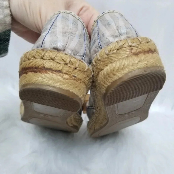 Kenzie Striped Espadrilles Bow 7.5 - Picture 12 of 16